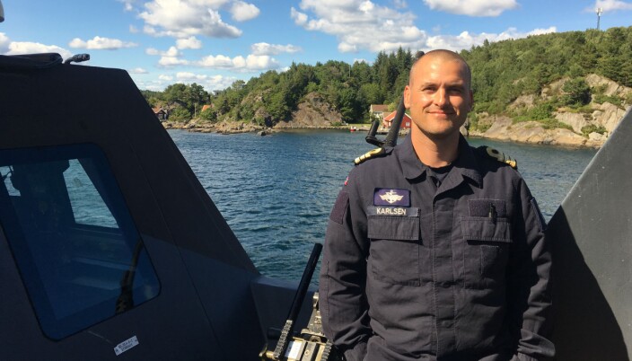 Skipssjef Daniel Karlsen i dag. Skipssjef Daniel Karlsen i dag.