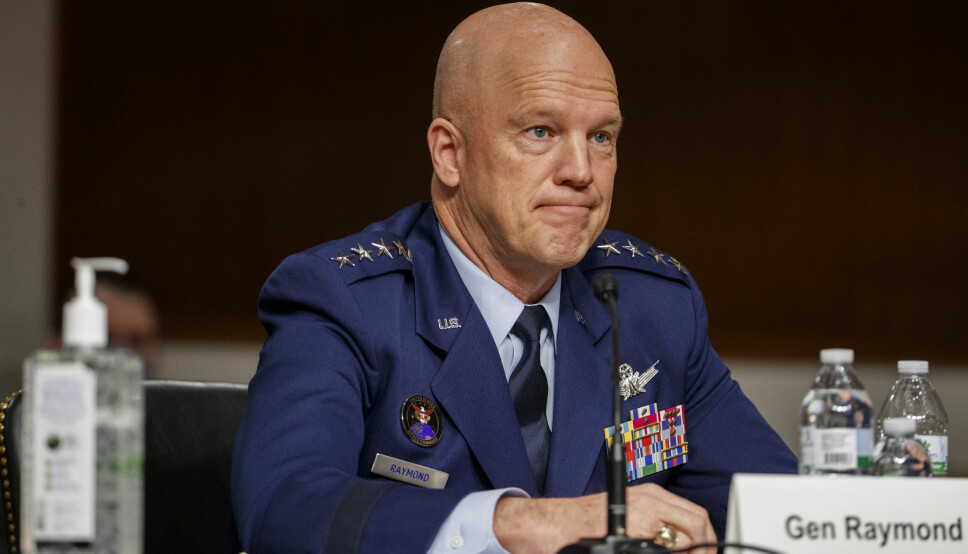 Ifølge general John Raymond i den amerikanske romstyrken gjennomførte Russland en test av et rombasert anti-satellittvåpen den 15. juli. Her er Raymond under en høring i Senatet i mai.