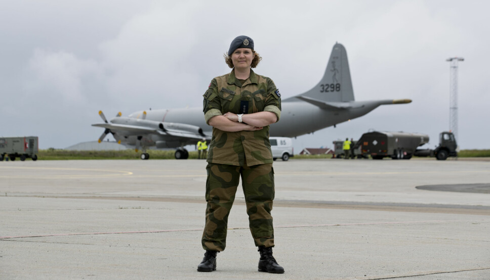 Hanna Sesselja Mikalsen, kaptein i Luftforsvaret.