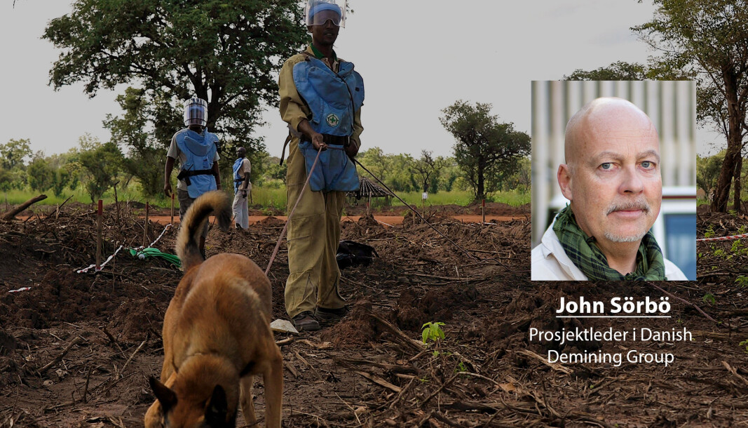 Personell som tilhører humanitære organisasjoner bør også kunne kalle seg veteraner, skriver John Sörbö. Dette bildet er fra minerydding i Sør-Sudan. Personell som tilhører humanitære organisasjoner bør også kunne kalle seg veteraner, skriver John Sörbö. Dette bildet er fra minerydding i Sør-Sudan.