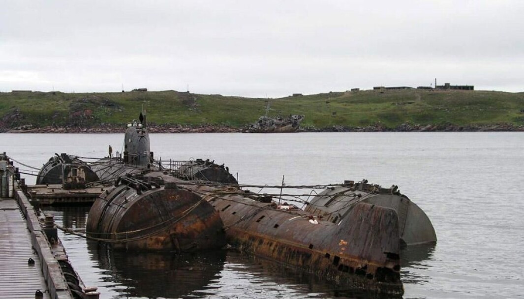 Ubåten K-159 sank i 2003, og har siden den tid ligget på 200 meters dyp. Nå skal den hentes opp igjen. Ubåten K-159 sank i 2003, og har siden den tid ligget på 200 meters dyp. Nå skal den hentes opp igjen.