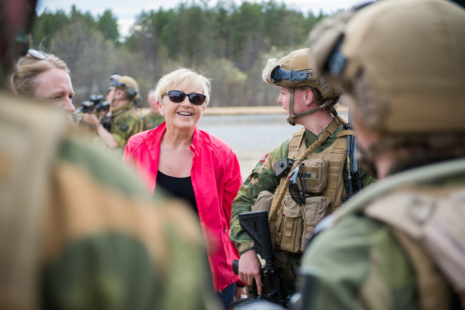 – Dette er så ille at jeg nesten ikke har ord, sier Liv Signe Navarsete (Senterpartiet). Foto: Ole-Sverre Haugli.
