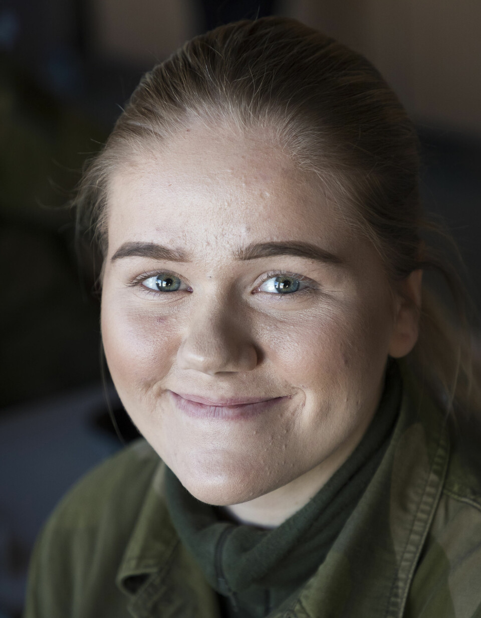 Emilie Ødemark (18), kontorlærling: Eg skulle ønskt det var meir variert og at det var lagt ned meir sjel i maten – og i smaken.
