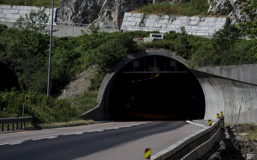 STENGES: Nordbytunnelen i Akershus vil bli et problem under transportene som skjer i forbindelse med Trident Juncture. FOTO: ROBERT EIK STENGES: Nordbytunnelen i Akershus vil bli et problem under transportene som skjer i forbindelse med Trident Juncture. FOTO: ROBERT EIK
