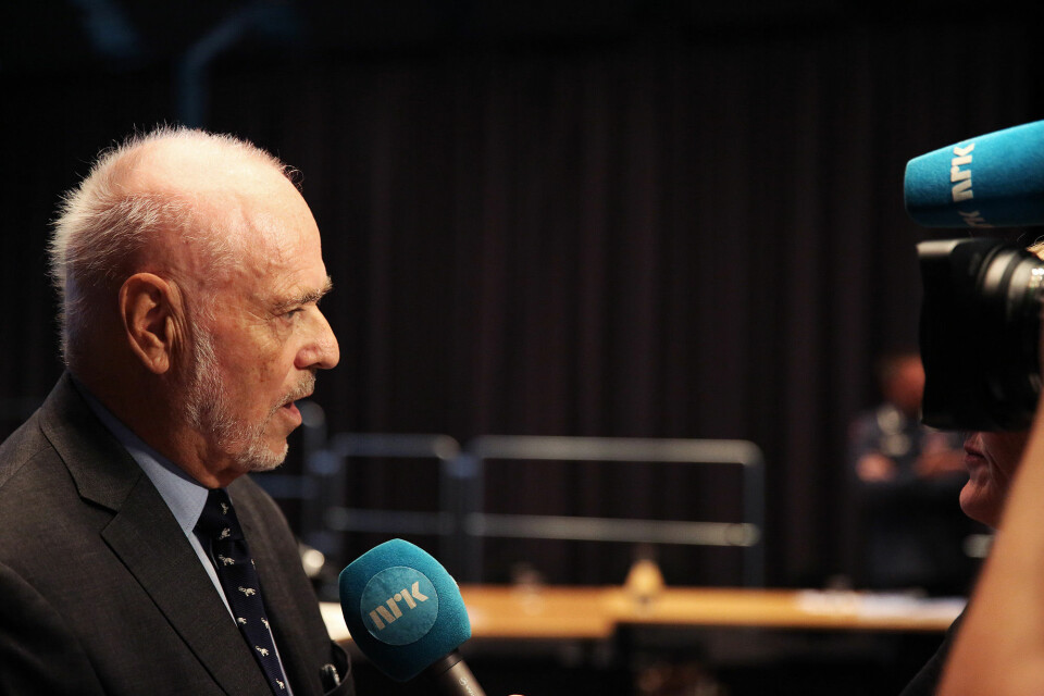 Jan Petersen (H) ledet utvalget som har evaluert den norske deltakelsen i Libya i 2011. Foto: Silje Kampesæter