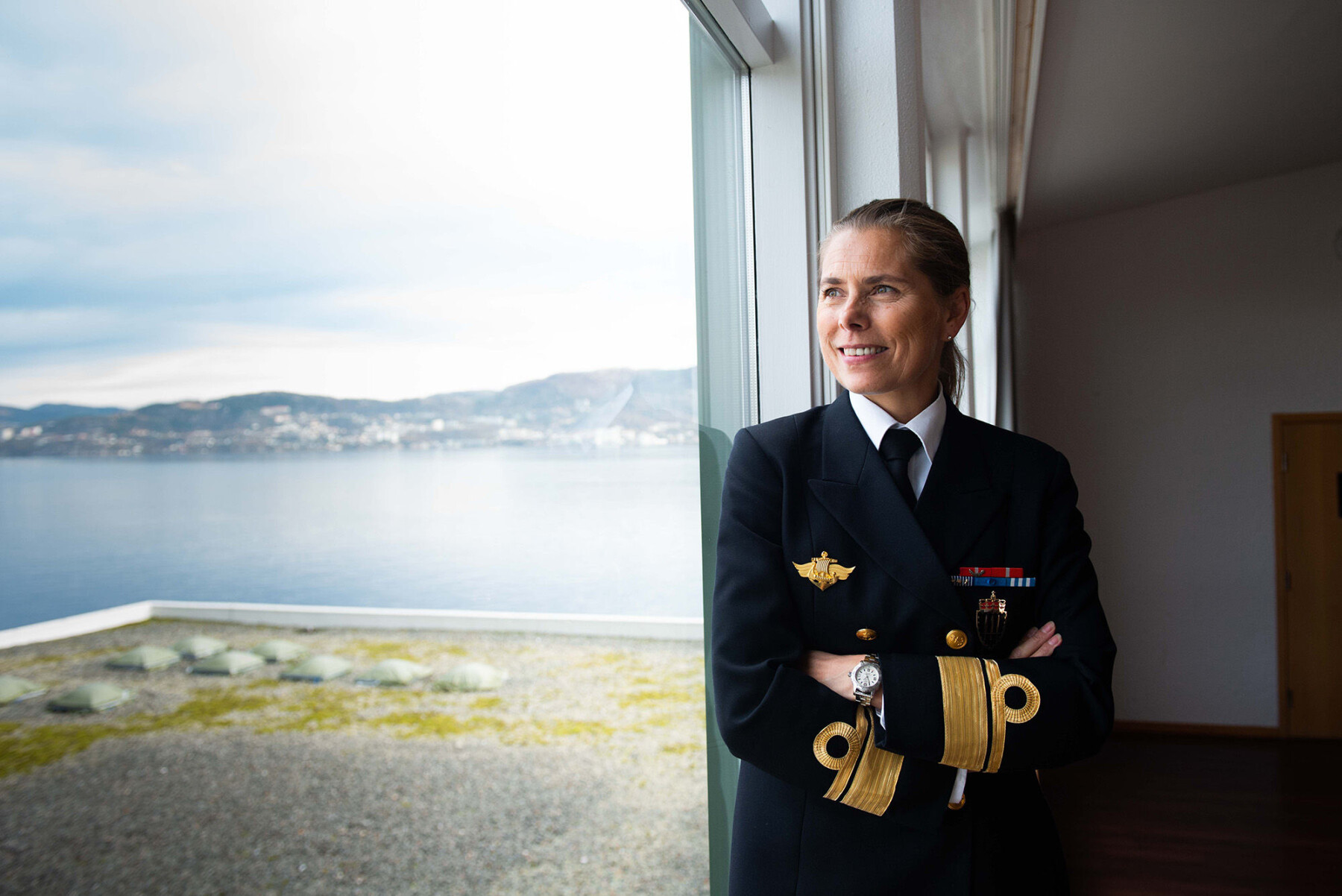 Louise Dedichen er skuffet over de lave kvinnetallene på krigsskolene. Foto: Ylva Seiff Berge. Louise Dedichen er skuffet over de lave kvinnetallene på krigsskolene. Foto: Ylva Seiff Berge.