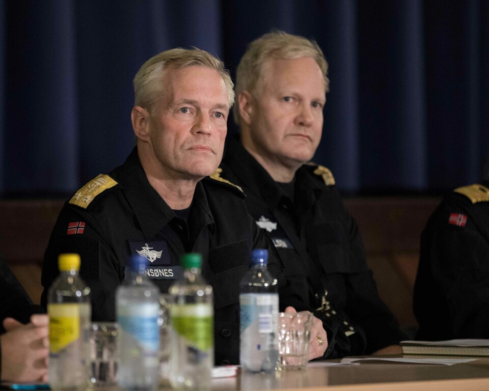 Personellet: Sjef for Sjøforsvaret, Nils Andreas Stensønes, er glad for at det var få og lette skader etter at KNM Helge Ingstad kolliderte med et tankskip (Foto: Jakob Østheim/Forsvaret).