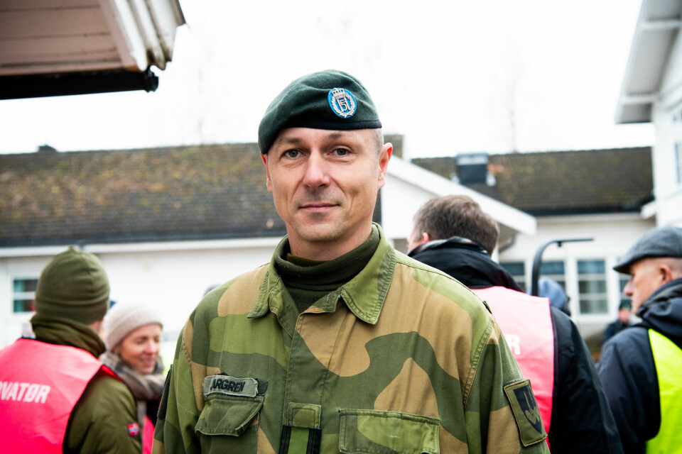 Oberstløytnant Espen Jargren er sjef for Forsvarets ABC-vern-skole.