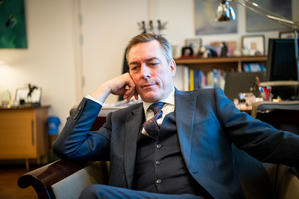 OPPRØRT: Forsvarsminister Frank Bakke-Jensen er opprørt etter Forsvarets forums sak om seksuell trakassering.
