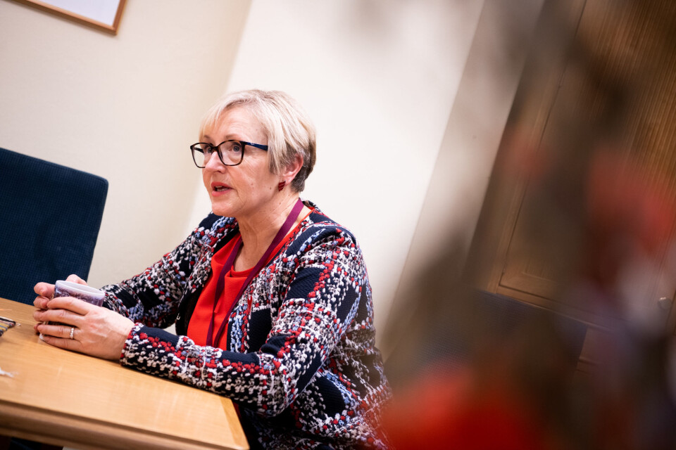 Utålmodig: Liv Signe Navarsete (Sp) mener landmakten har blitt en en salderingspost for regjeringen.