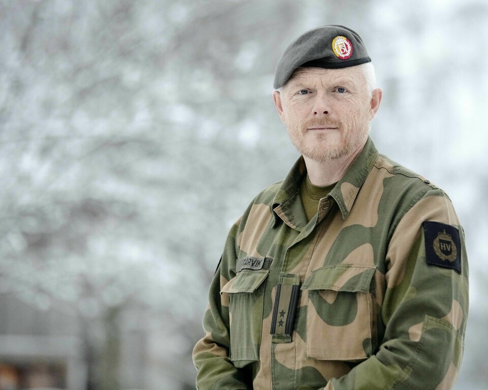 Ny jobb: Tore Ketil Stårvik blir ny sjef for Sivilforsvaret (Foto: Alexander Sylte/Forsvaret).