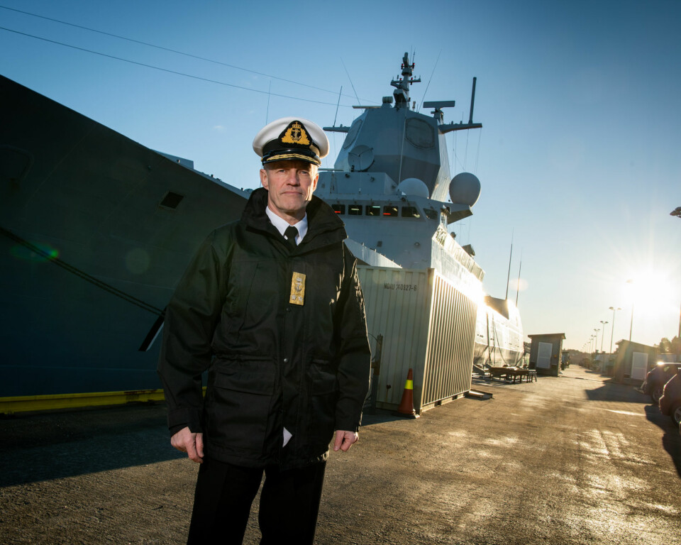 Sjef for sjøforsvaret, kontreadmiral Nils Andreas Stensønes. Foto: Ylva Seiff Berge/Forsvarets forum