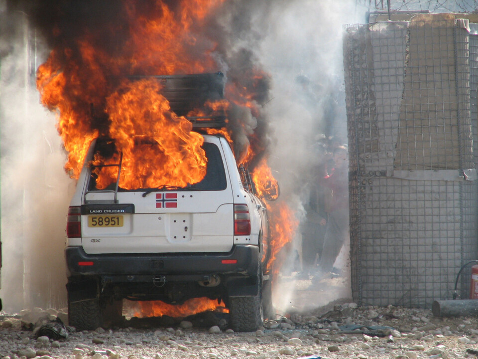 Flere av soldatene som er intervjuet i «Voldsbruk og livsfare» var i Afghanistan under angrepet på leiren i Meymaneh i 2006. Foto: Forsvaret.