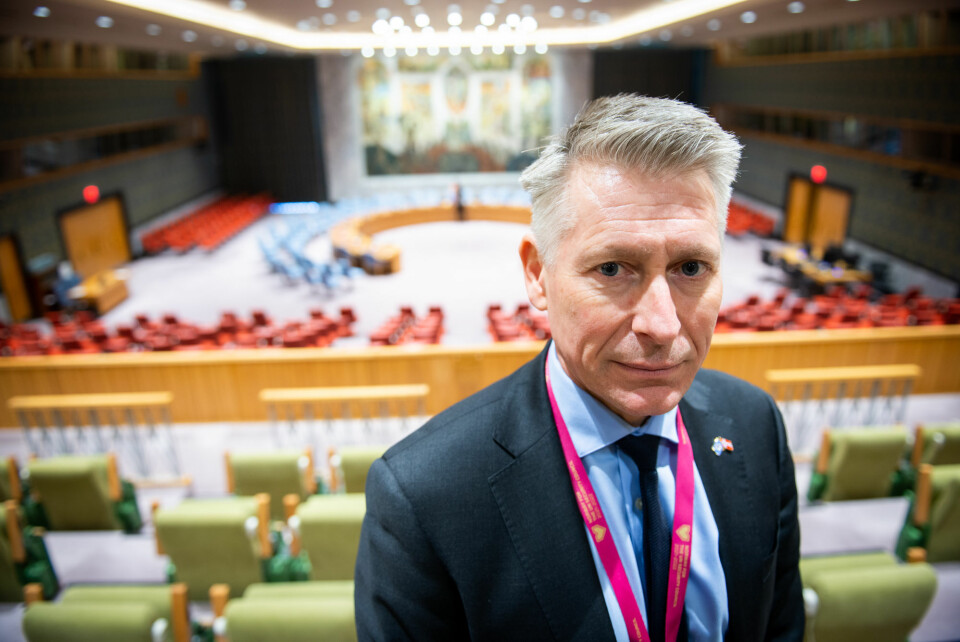 Kommandør Ernst Rune Egelid er forsvarsråd i den norske FN-delegasjonen i New York. Foto: Ole Kåre Eide