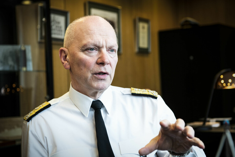 Viseadmiral Ketil Olsen er forsvarsminister Frank Bakkes mann i Brussel. Foto: Ylva Seiff Berge