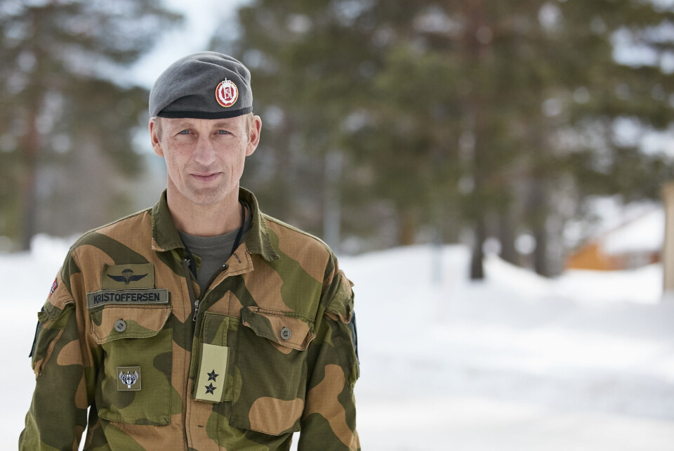 For generalmajor Eirik Kristoffersen ble første høst ikke helt som han hadde tenkt seg, den handlet om vaskemaskiner.