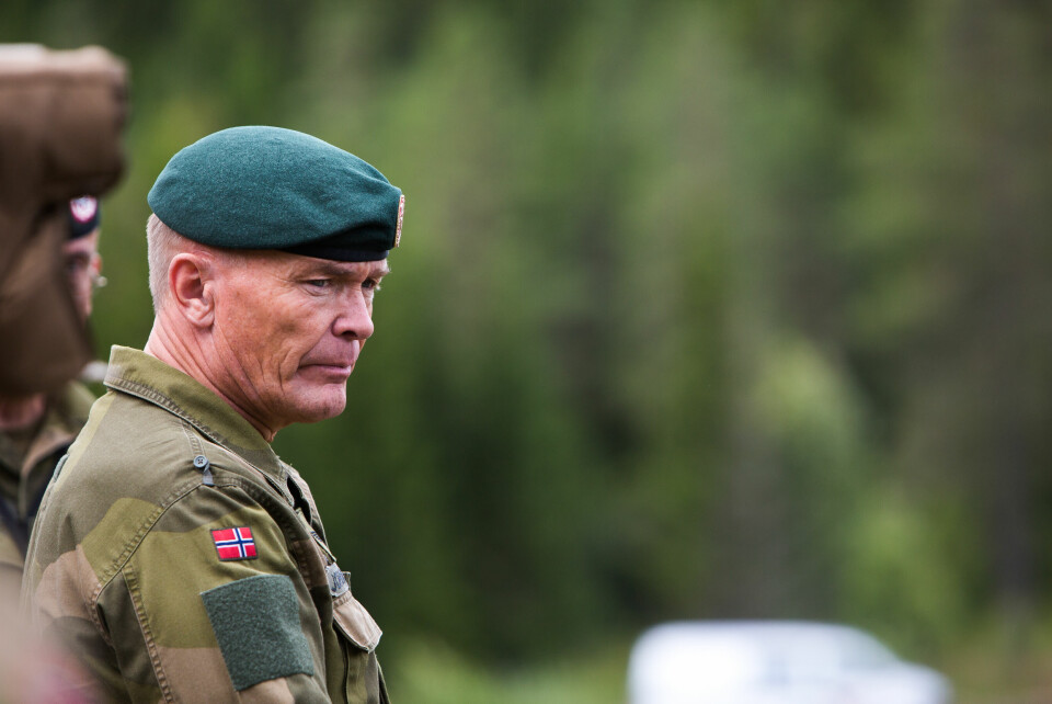 Sjef for Hæren, Generalmajor Odin Johannessen. Foto: Forsvaret