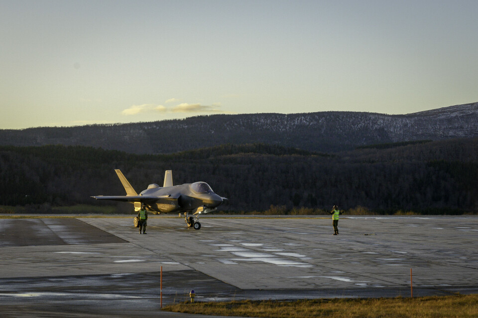 F-35 sendes på Nato-oppdrag til Island
