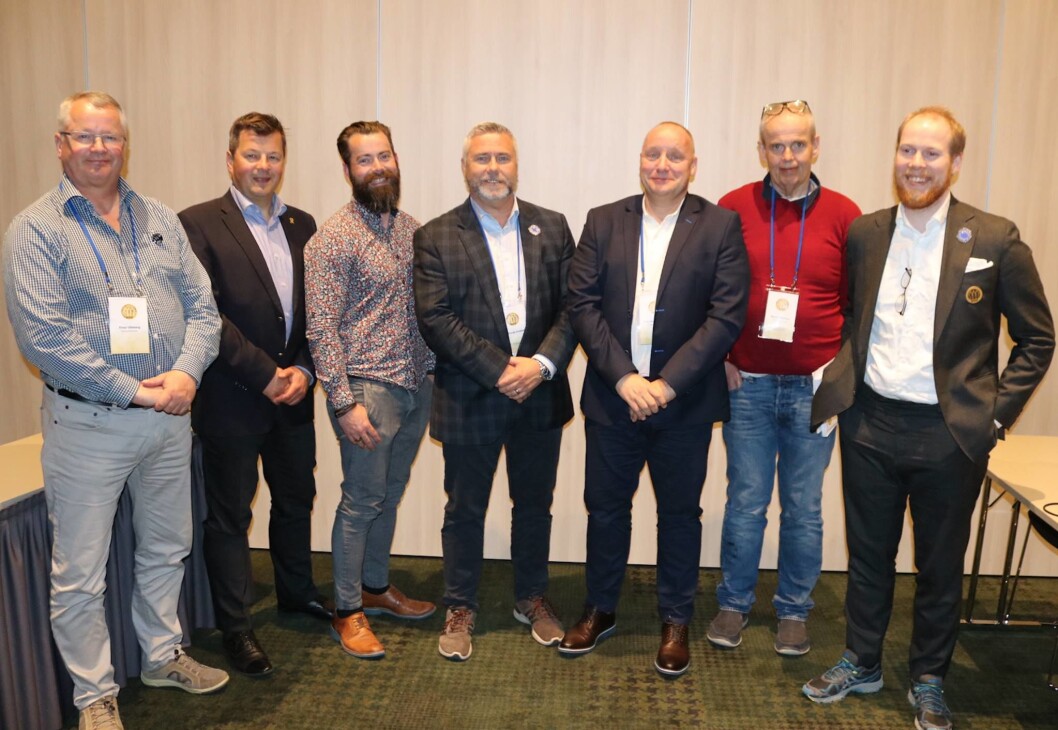 Nytt styre: (f.v.) Einar Ulleberg, Rune Meier Steinar Vikholt Nils Vindenes, Dag-Magne Lunde, Reidar Melhuus og Philip Jackson. Nytt styre: (f.v.) Einar Ulleberg, Rune Meier Steinar Vikholt Nils Vindenes, Dag-Magne Lunde, Reidar Melhuus og Philip Jackson.