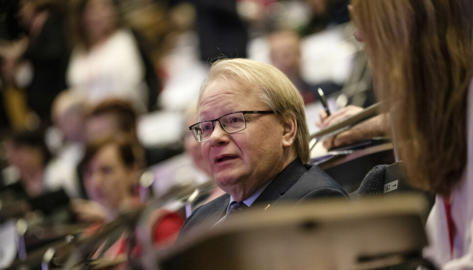 Sveriges forsvarsminister Peter Hultqvist fra Socialdemokraterna.