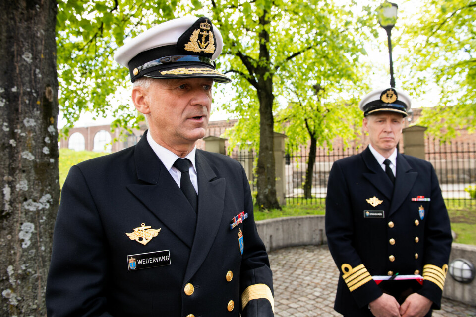 Reservedeler: Deler fra Helge Ingstad kan gjenbrukes på andre fregatter i Sjøforsvaret, sier Thomas Wedervang.