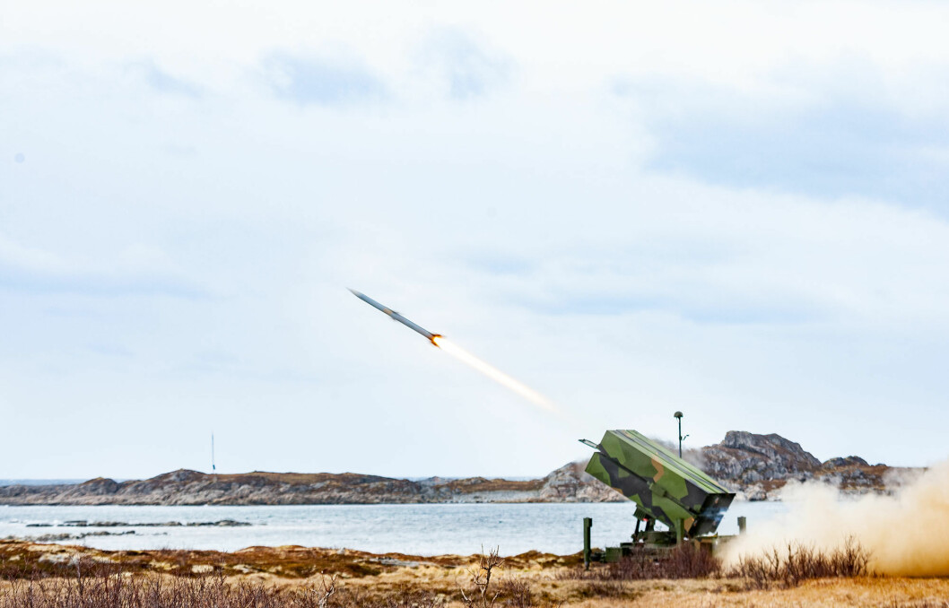 KAMPLUFTVERN: Nylig testet man systemet med skarpskyting ved Nordmela skytefelt på Andøya sammen med Luftvernbataljonen fra Ørland. Foto: Frederik Rignes/Forsvaret