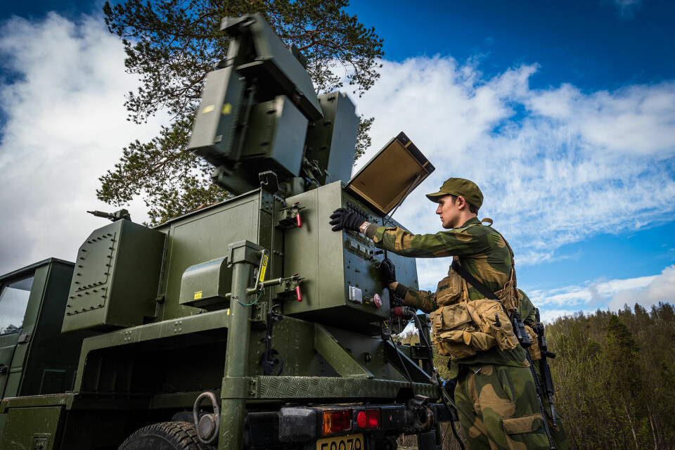 NYOPPRETTET: Kampluftvernbatteriet ble opprettet i august 2018. Da som en del av Artilleribataljonen i Brigade Nord. Foto: Ole-Sverre Haugli, Forsvaret