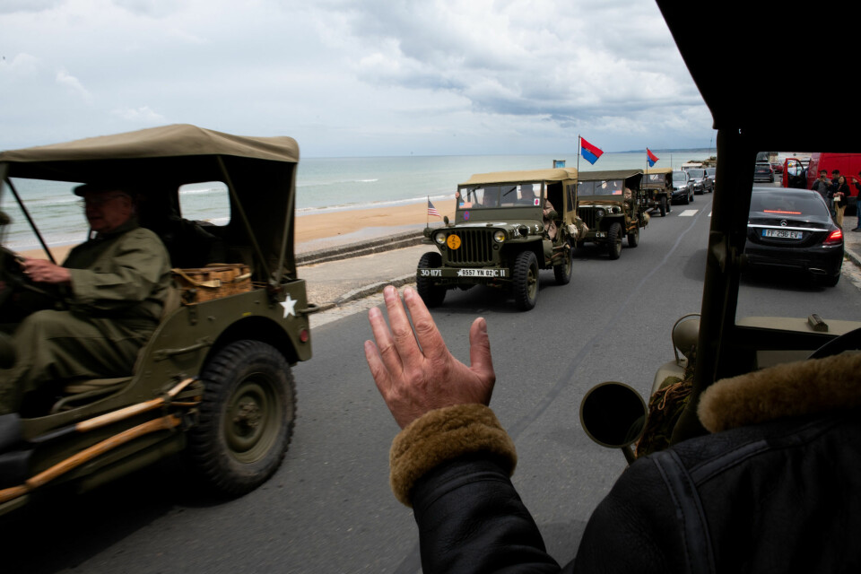 Det er overraskende mange som har tatt med seg militærhistoriske kjøretøy til Normandie