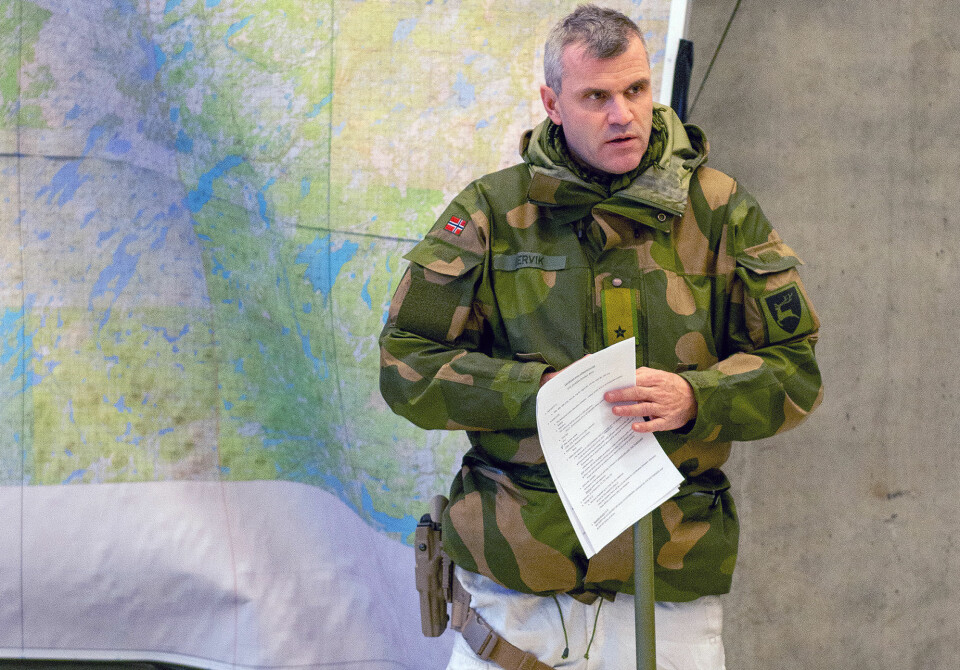 Brigadesjef Lars Lervik. Foto: Øivind Baardsen/Forsvaret