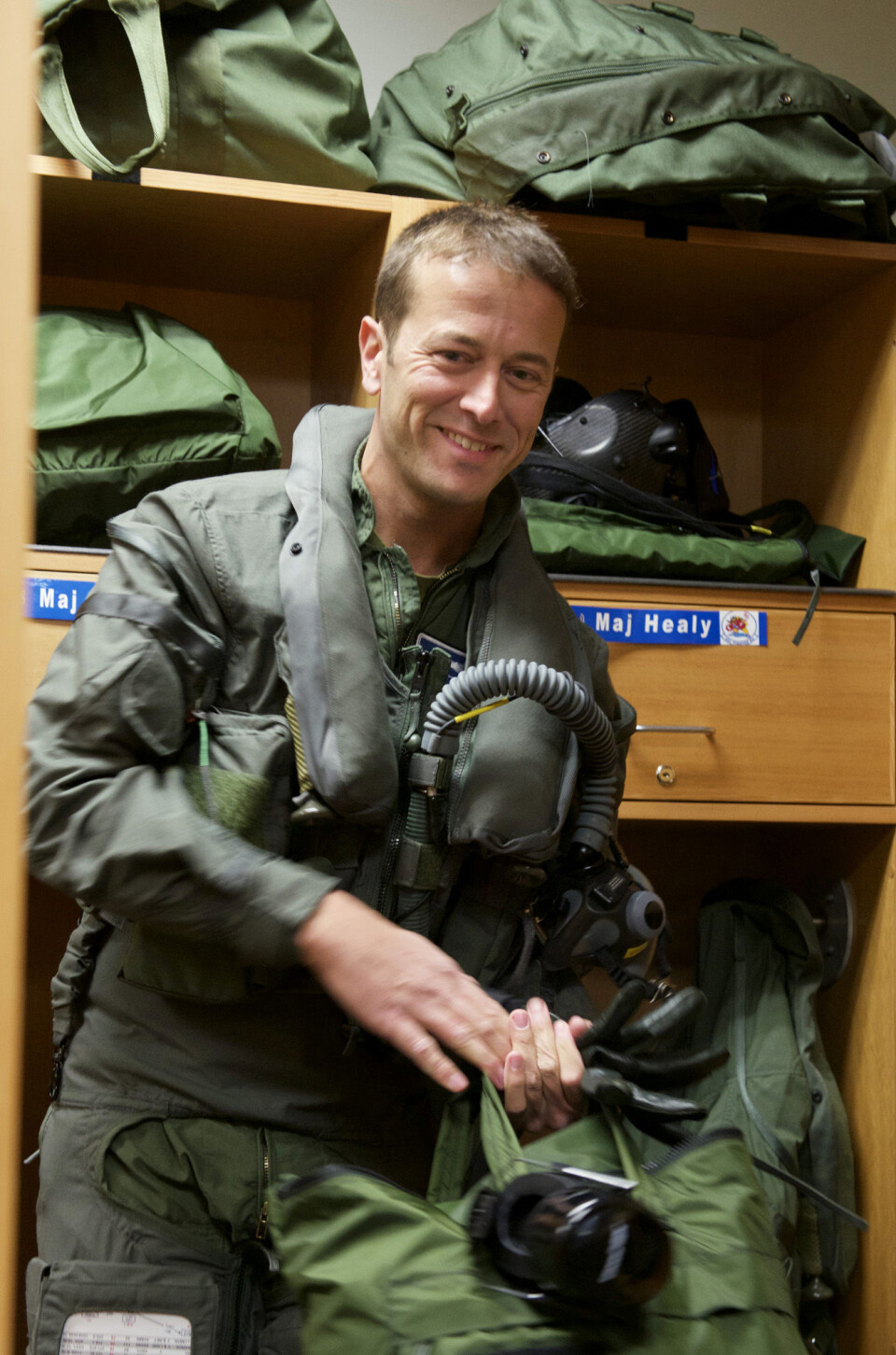 Instruktør. Morten Hanche er kanskje den mest erfarne F-35-piloten i Forsvaret.