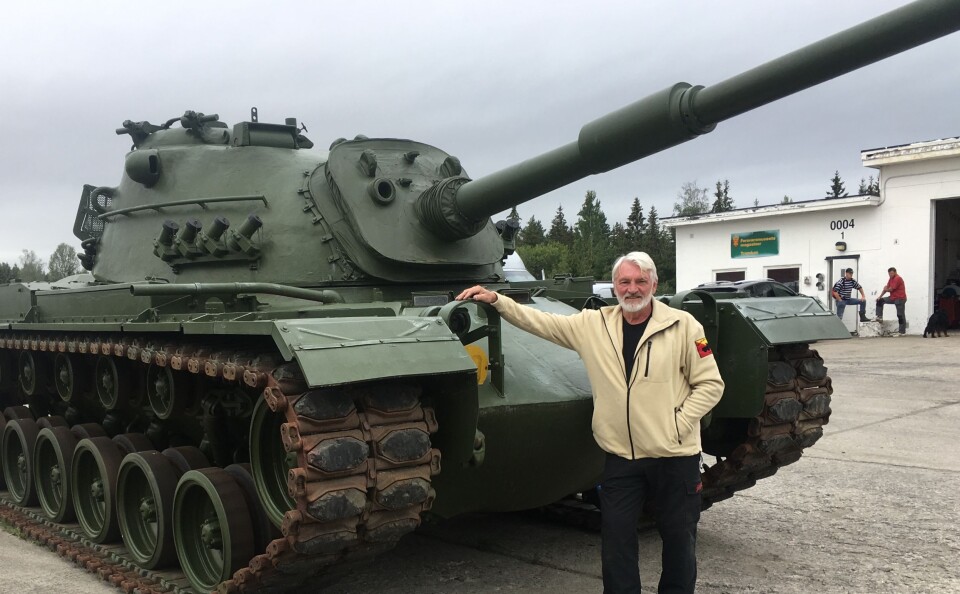 PANSERFEST: Torgeir Løvold og flere andre inviterer til jubileum på Trandum i helga, når Panserkavaleriet feirer 75 år. Foto: Privat\n\n
