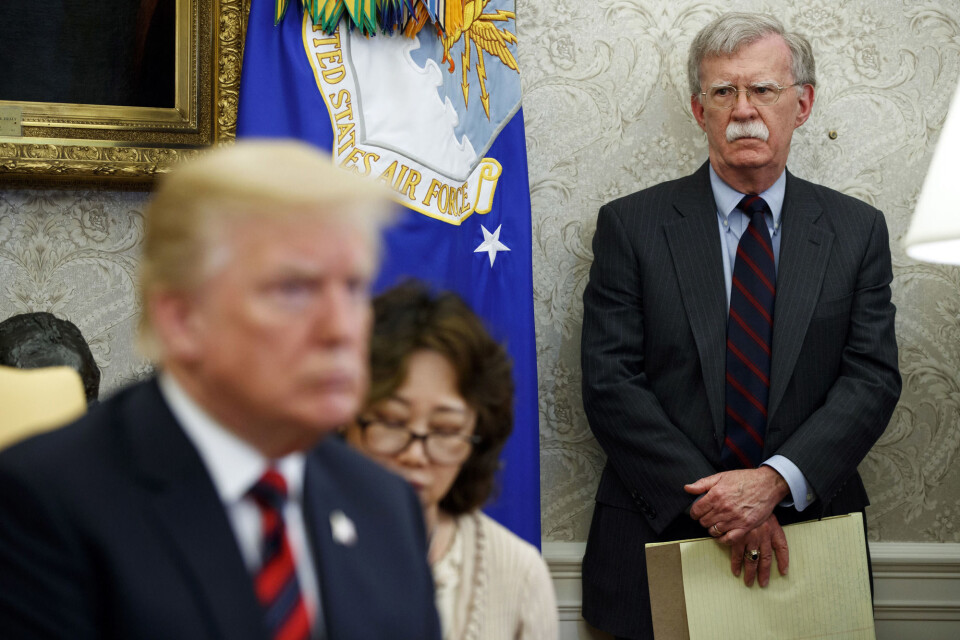Trump og Bolton var på kollisjonskurs på fleire område
