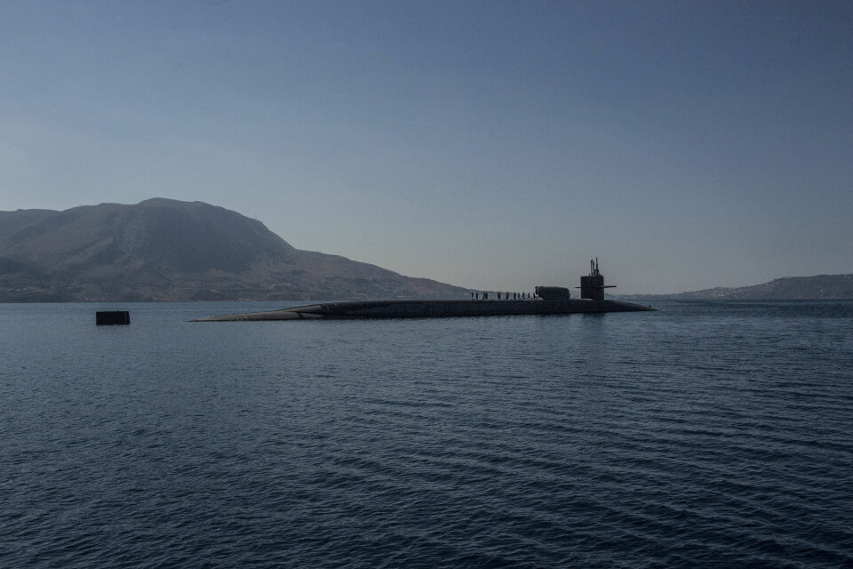 TIL NORGE? Den amerikanske ubåten USS Florida. Slike atomdrevne ubåter kan bli et vanlig syn i Tromsø fremover. Foto: U.S. Navy
