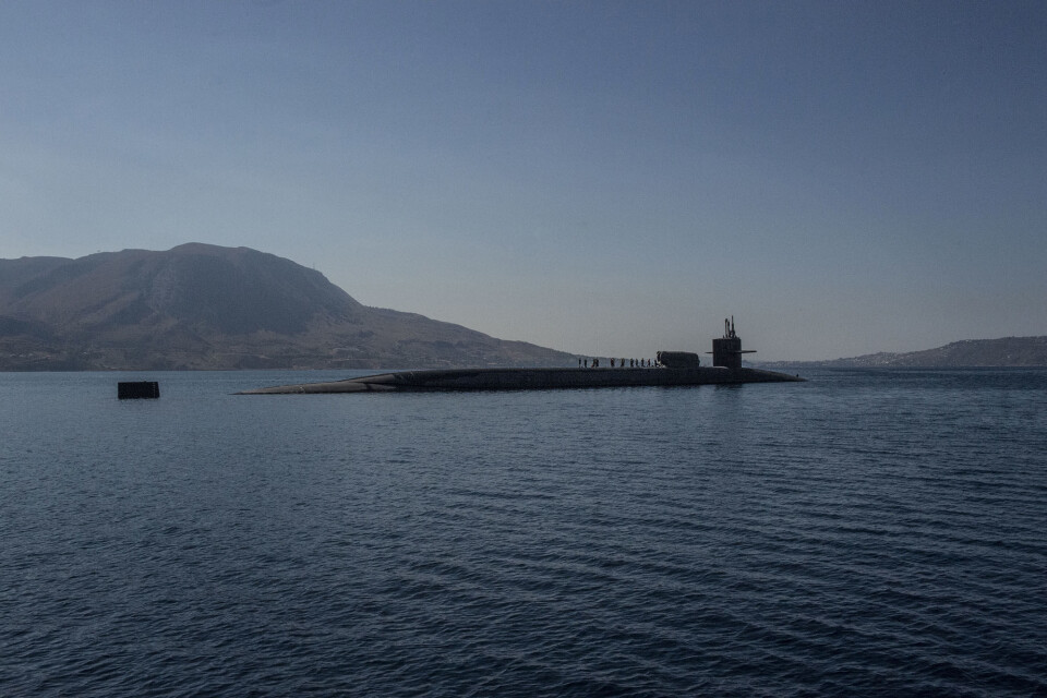 TIL NORGE? Den amerikanske ubåten USS Florida. Slike atomdrevne ubåter kan bli et vanlig syn i Tromsø fremover. Foto: U.S. Navy