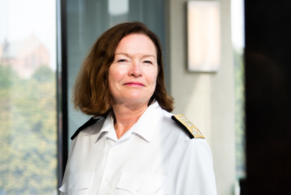 Møte: Sjef Forsvasstaben Elisabeth Natvig forteller at de skal møte arbeidstakerorganisasjonene.