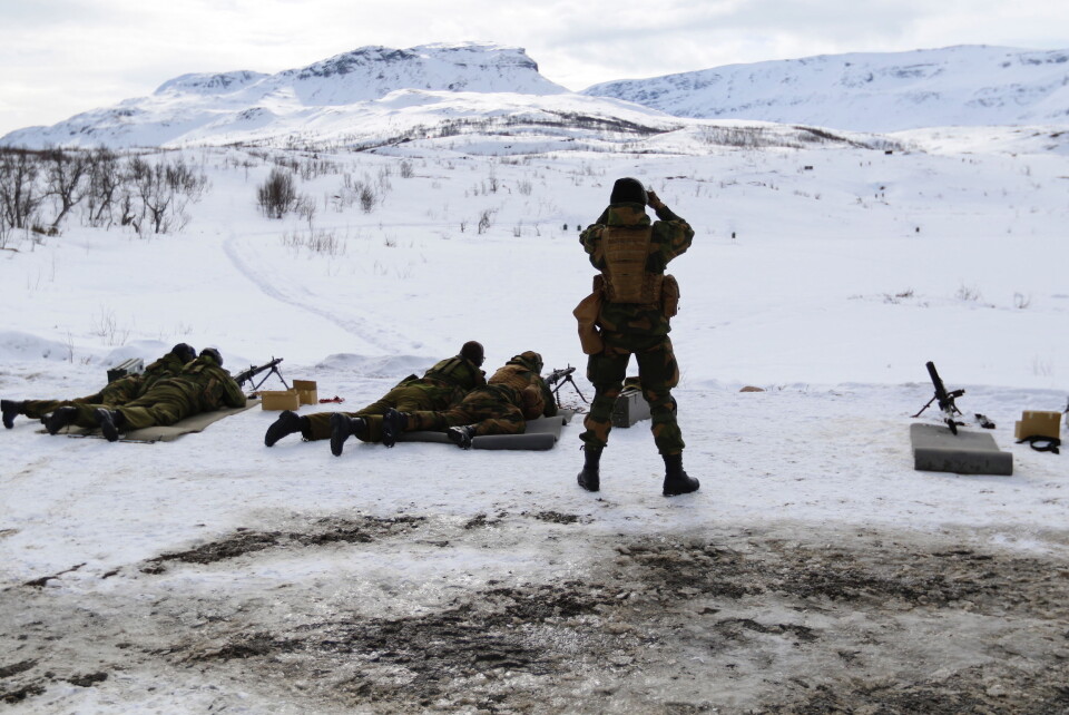 Russiske offiserer besøkte Brigade Nord