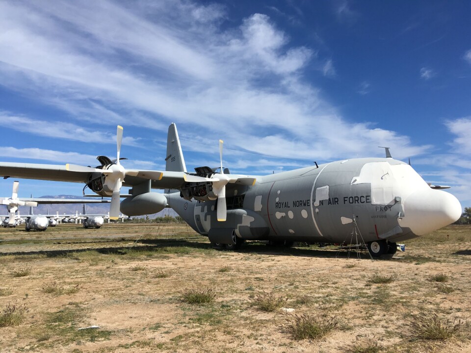 Norske Hercules-fly skal slukke branner i USA