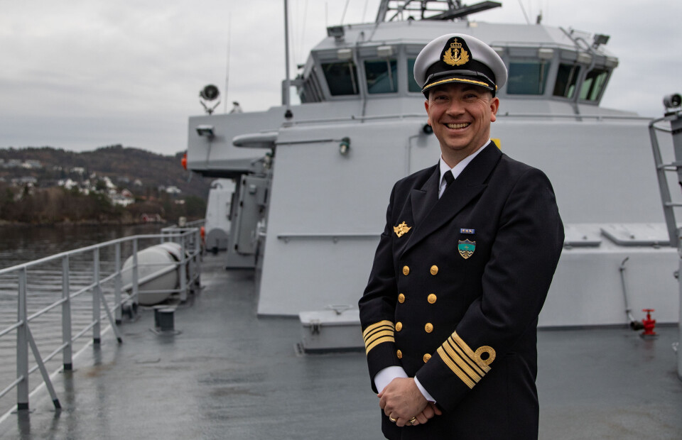 OVERTAR KOMMANDOEN: 15. januar overtar Henning Knudsen-Hauge kommandoen for Standing Nato Mine Countermeasures Group One, en av fire av Natos stående marinestyrker. FOTO: MARIUS VILLANGER/FORSVARET
