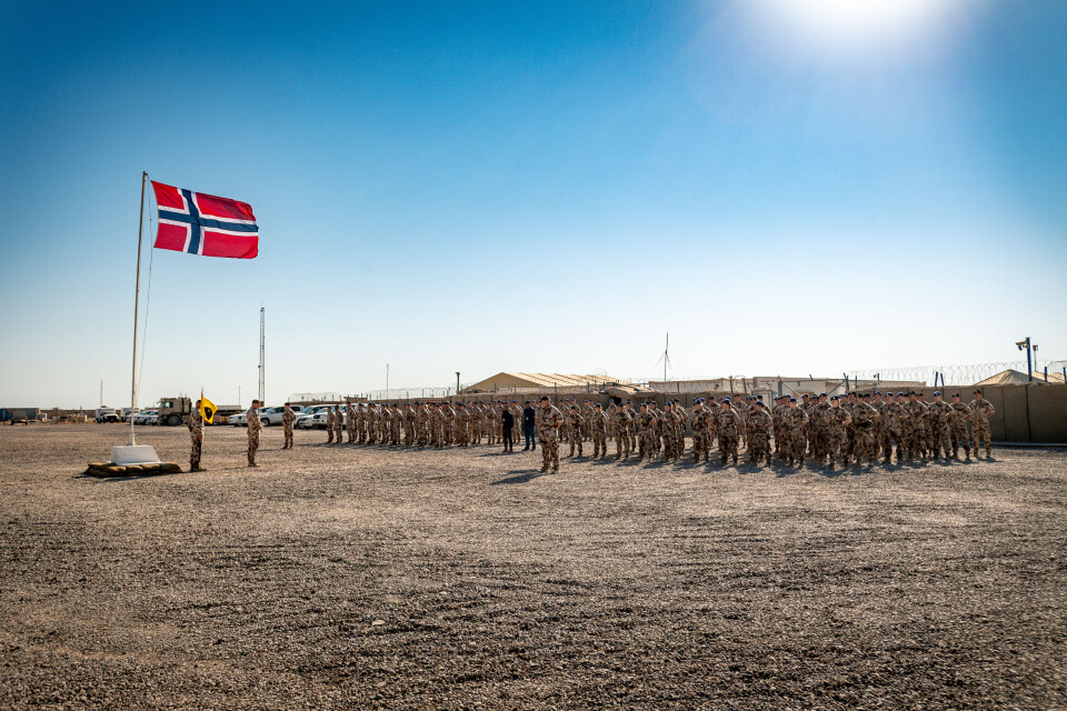 Norge vil drøfte styrkebidrag med Irak