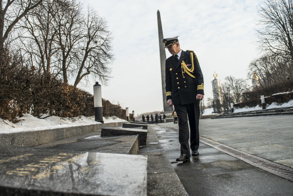 2. VERDENSKRIG: Ved Dnepr ligger Den ukjente soldats grav, til minne om falne under 2. verdenskrig.