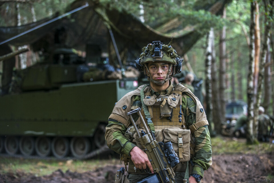 Kristoffer Renaas(22) har vært i Telemark bataljon i litt over ett år og stortrives. Dette er hans første utstasjonering utenlands.