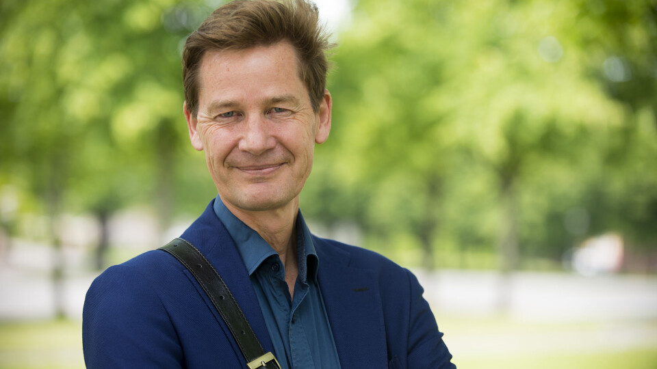 Nils Thune (54) jobber til daglig som ingeniør i Metronor. Helst vil han jobbe som fotograf på heltid (Foto: Christian Nørstebø).