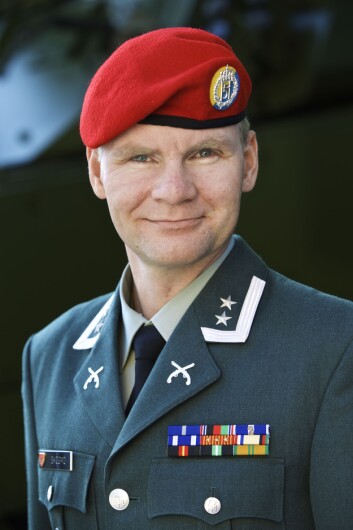 Oberstløytnant Ole Johan Skogmo, talsperson for Hæren<BR> Oberstløytnant Ole Johan Skogmo, talsperson for Hæren<BR>