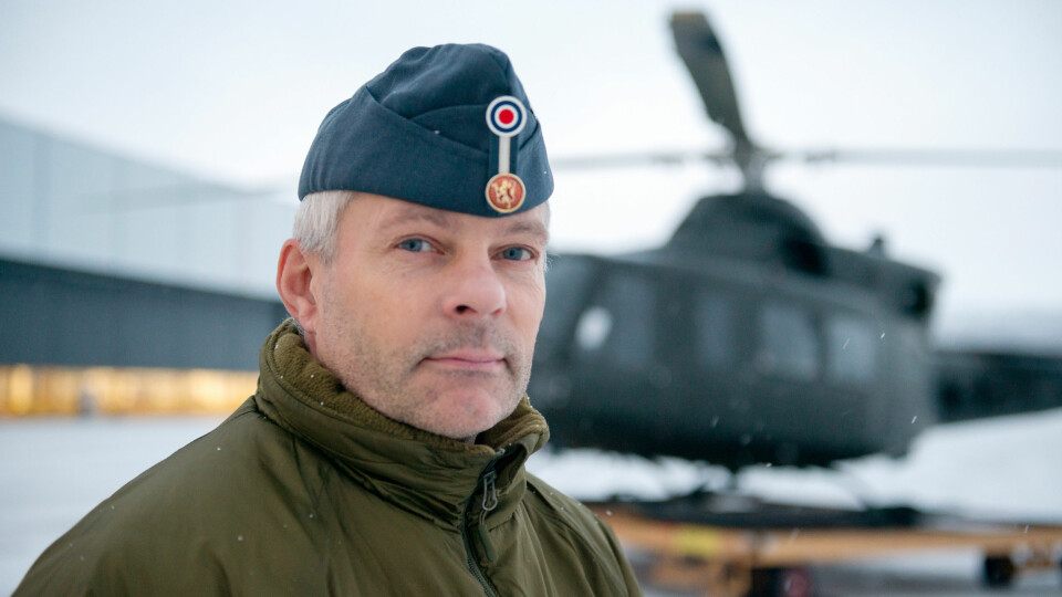 – Det står ikke noe om hvor mange helikoptre vi skal ha i nord og hvilken type, sier tillitsvalgt Geir Brandsegg. Foto: Torbjørn Løvland