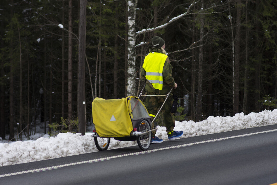 Sanna Finsrud gikk fra Sortland til Skedsmokorset. Det tok seks uker og tre dager. Foto: Kirsten Marie Ahlstrøm/Soldatnytt Sanna Finsrud gikk fra Sortland til Skedsmokorset. Det tok seks uker og tre dager. Foto: Kirsten Marie Ahlstrøm/Soldatnytt