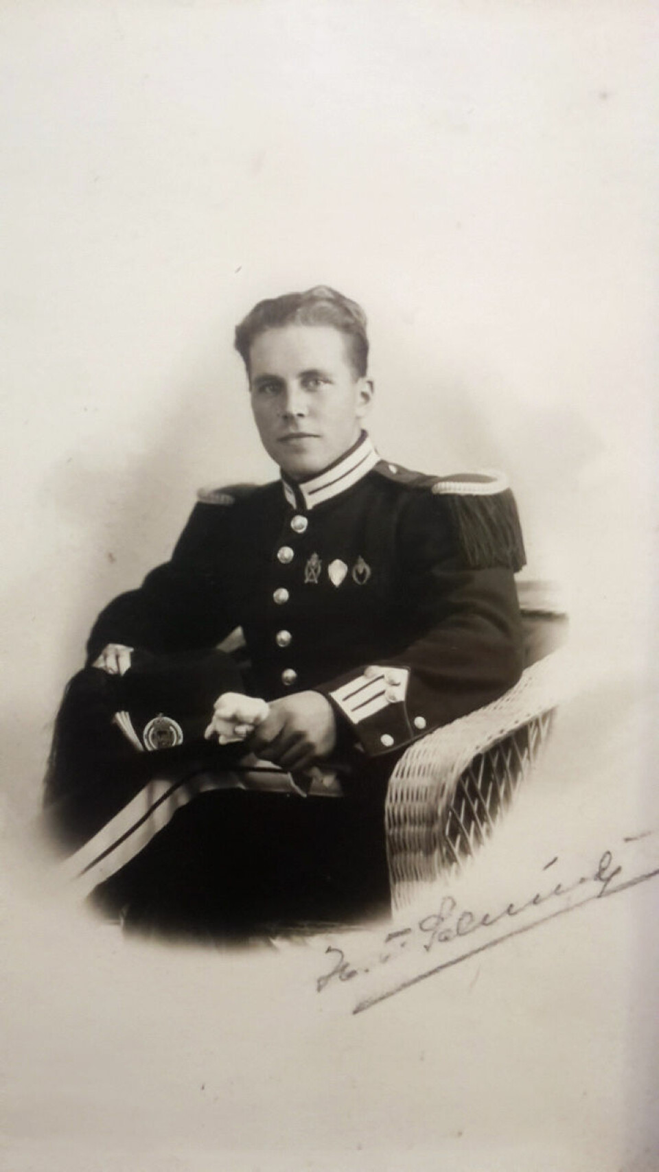 Gardeonkel: Eirik Veums mors onkel Erling Moe tjenestegjorde i 4. gardekompani (foto: privat).