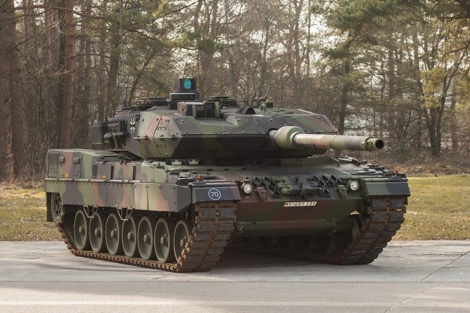 OPPGRADERT: En Leopard 2A7 som tilhører det tyske Forsvaret. Norge har Leopard 2A4 som er blant de eldste i Europa.
