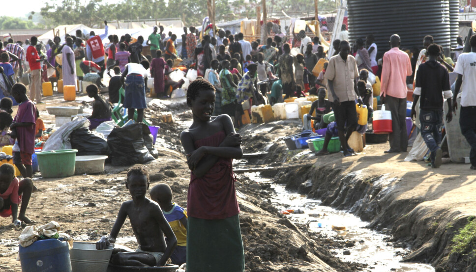 Over 70 har blitt drept i forbindelse med kamper i Sør-Sudan. Dette er et bilde fra en tidligere reportasje i landet.
