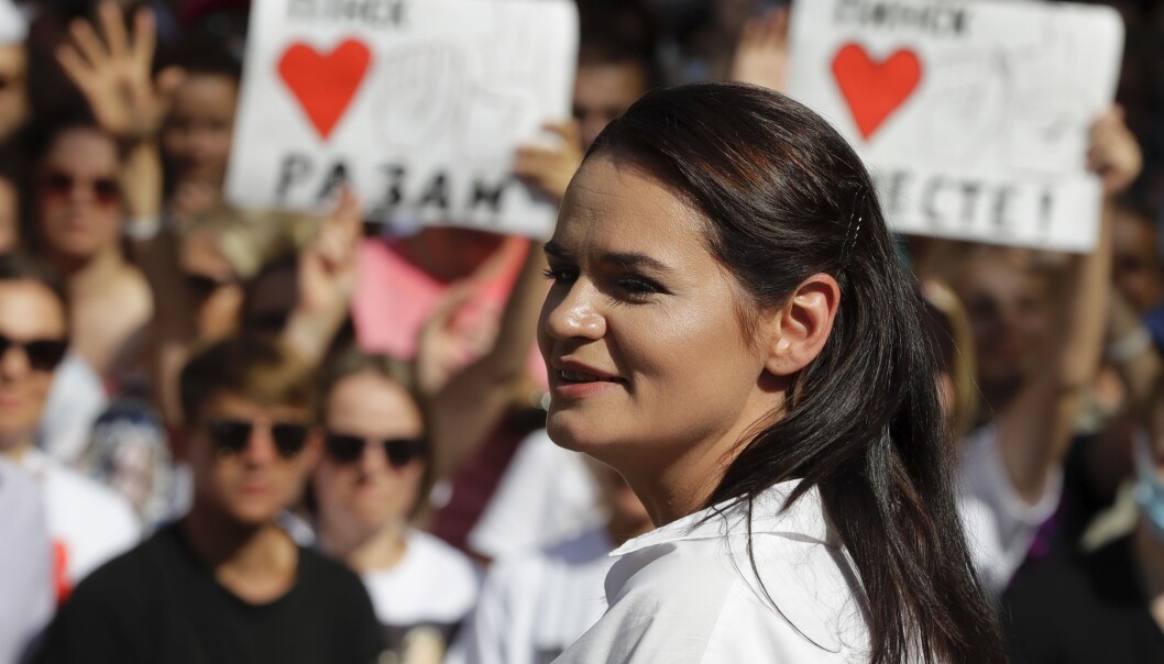 Svetlana Tikhanovskaja har forlatt Hviterussland og befinner seg i Litauen. Svetlana Tikhanovskaja har forlatt Hviterussland og befinner seg i Litauen.