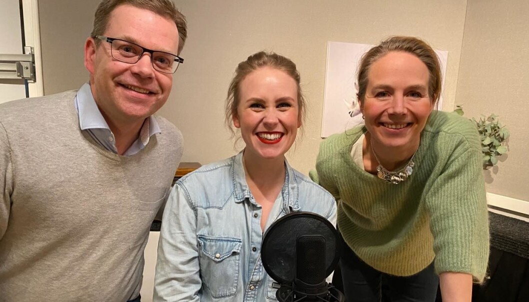 Forskningssjef ved FFI, André Pettersen, programleder Silje Kampesæter og Generaladvokat Sigrid Redse Johansen. Forskningssjef ved FFI, André Pettersen, programleder Silje Kampesæter og Generaladvokat Sigrid Redse Johansen.